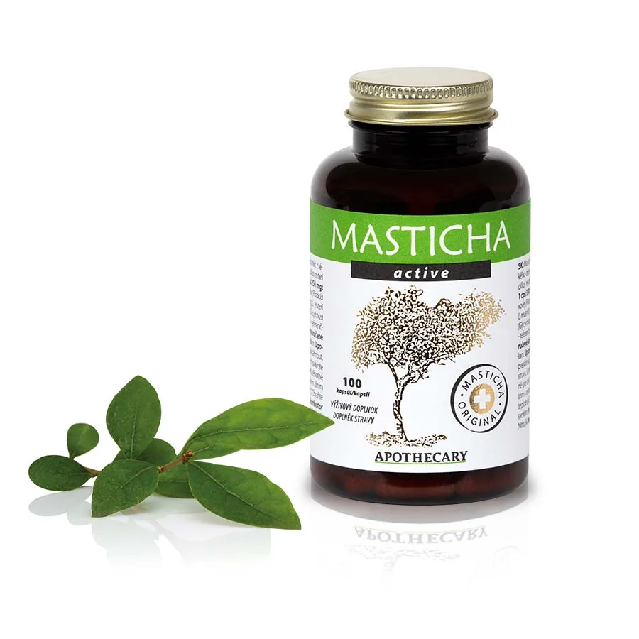 Masticha Active — chioská masticha 100 kapsúl — Mastichaterapia.sk