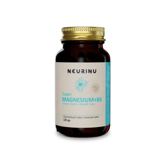 SUPER MAGNESIUM+B6™ — chelátová forma pre dokonalé vstrebávanie — Neurinu.sk